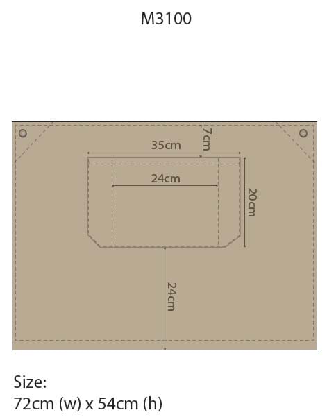 Canvas Short Waist Apron - Image 4