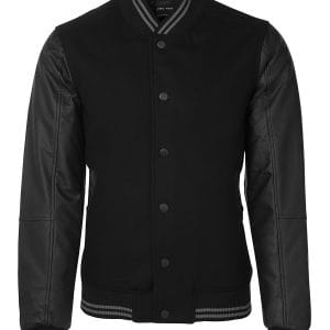 Art Leather Baseball Jacket