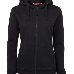 Ladies Full Zip Fleecy Hoodie