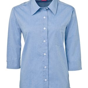 Ladies Original 3/4 Fine Chambray Shirt