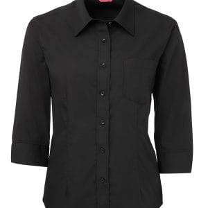 Ladies  3/4 Contrast Shirt