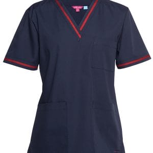 Contrast Ladies Scrubs Top