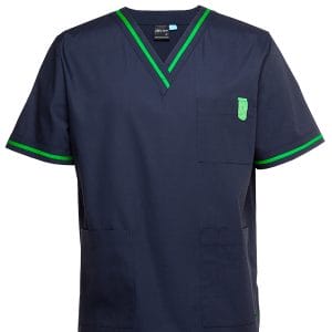Contrast Unisex Scrubs Top