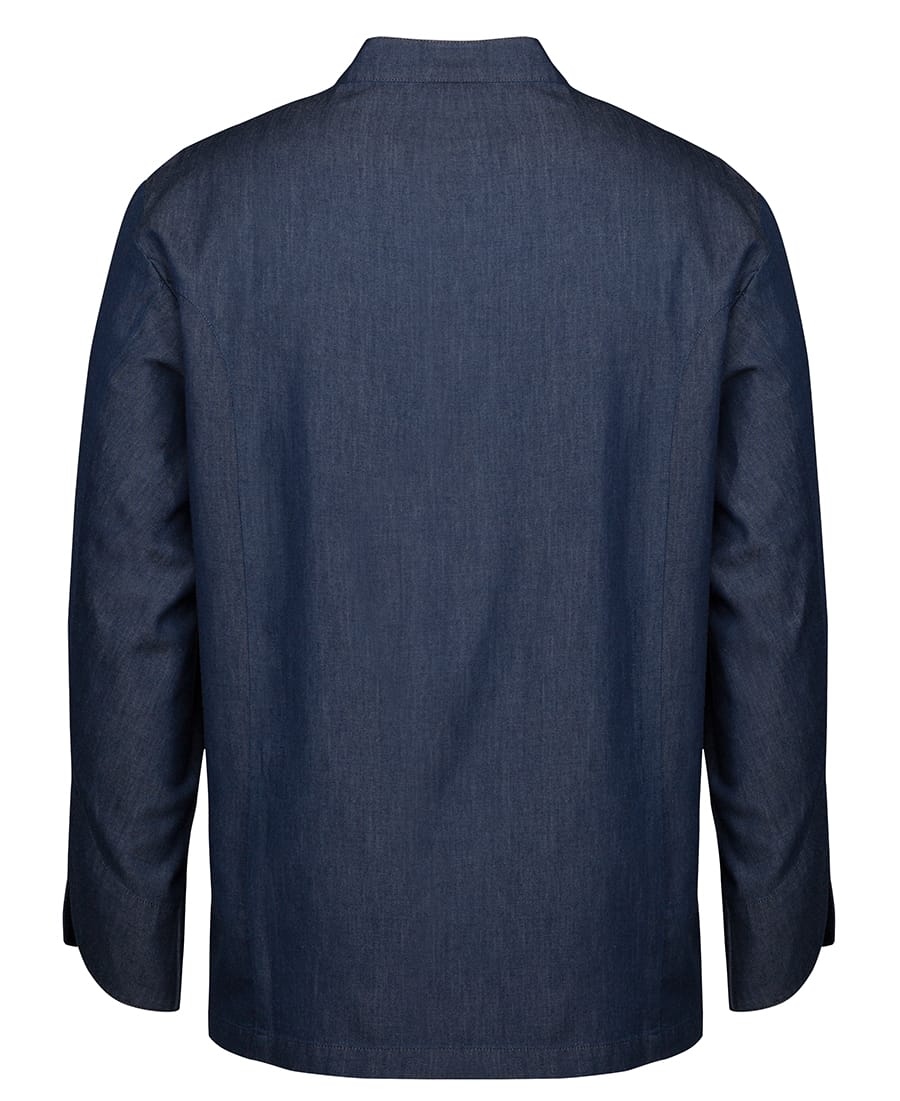 Denim L/S Chefs Jacket - Image 2