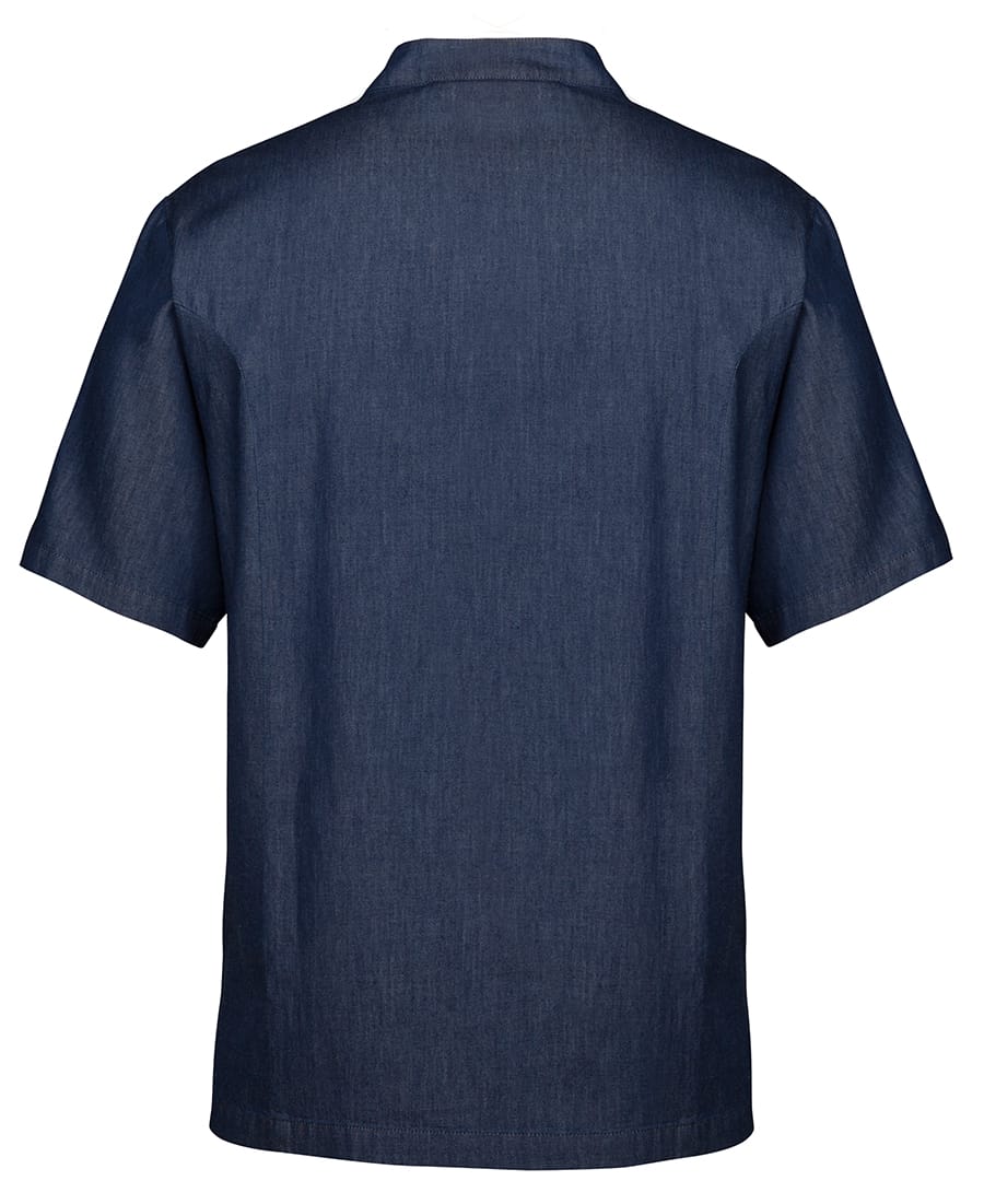 Denim S/S Chefs Jacket - Image 2