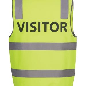 Hv (D+N) Safety Vest Print  Visitor