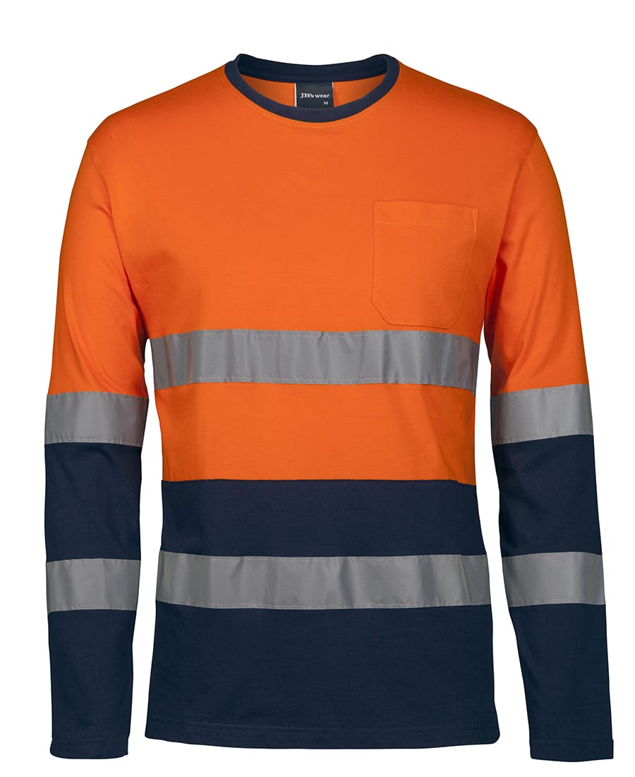 Hv (D+N) L/S Crew Neck Cotton T-Shirt