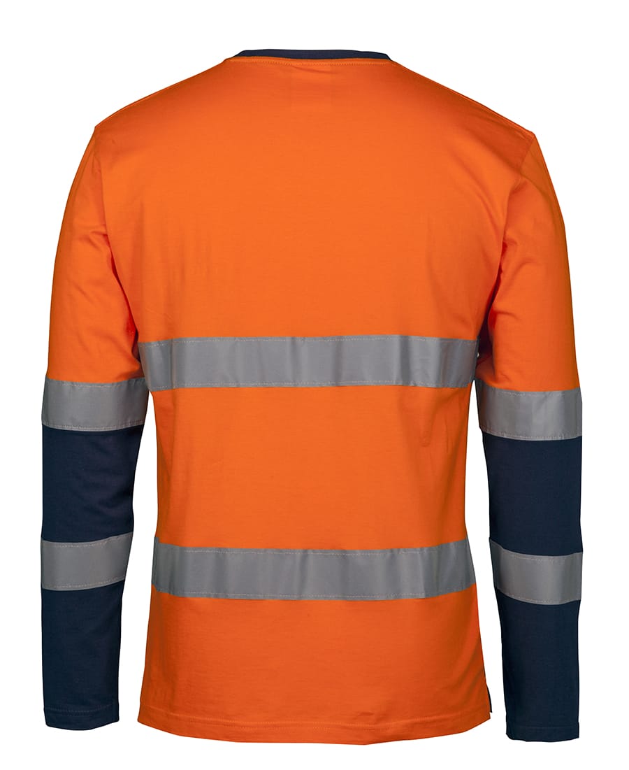 Hv (D+N) L/S Crew Neck Cotton T-Shirt - Image 2