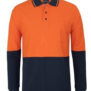 Hv L/S Cotton Pique Trad Polo