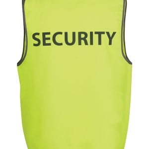Hv Safety Vest Print  Security
