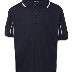 Podium Kids S/S Piping Polo