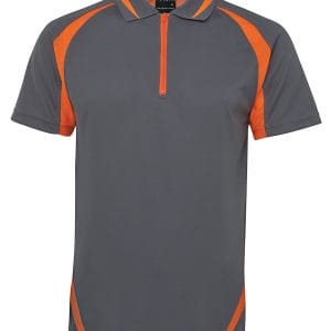 Podium Zip Poly Polo