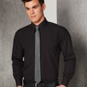 Man's poplin shirt,long sleeve