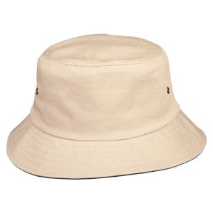 contrasting underbrim bucket hat