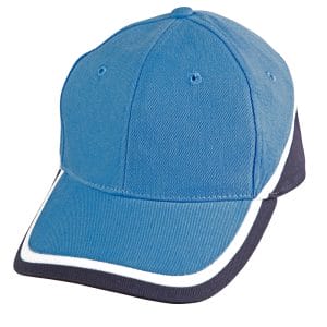 Tri-color sue heavy brushed cotton cap