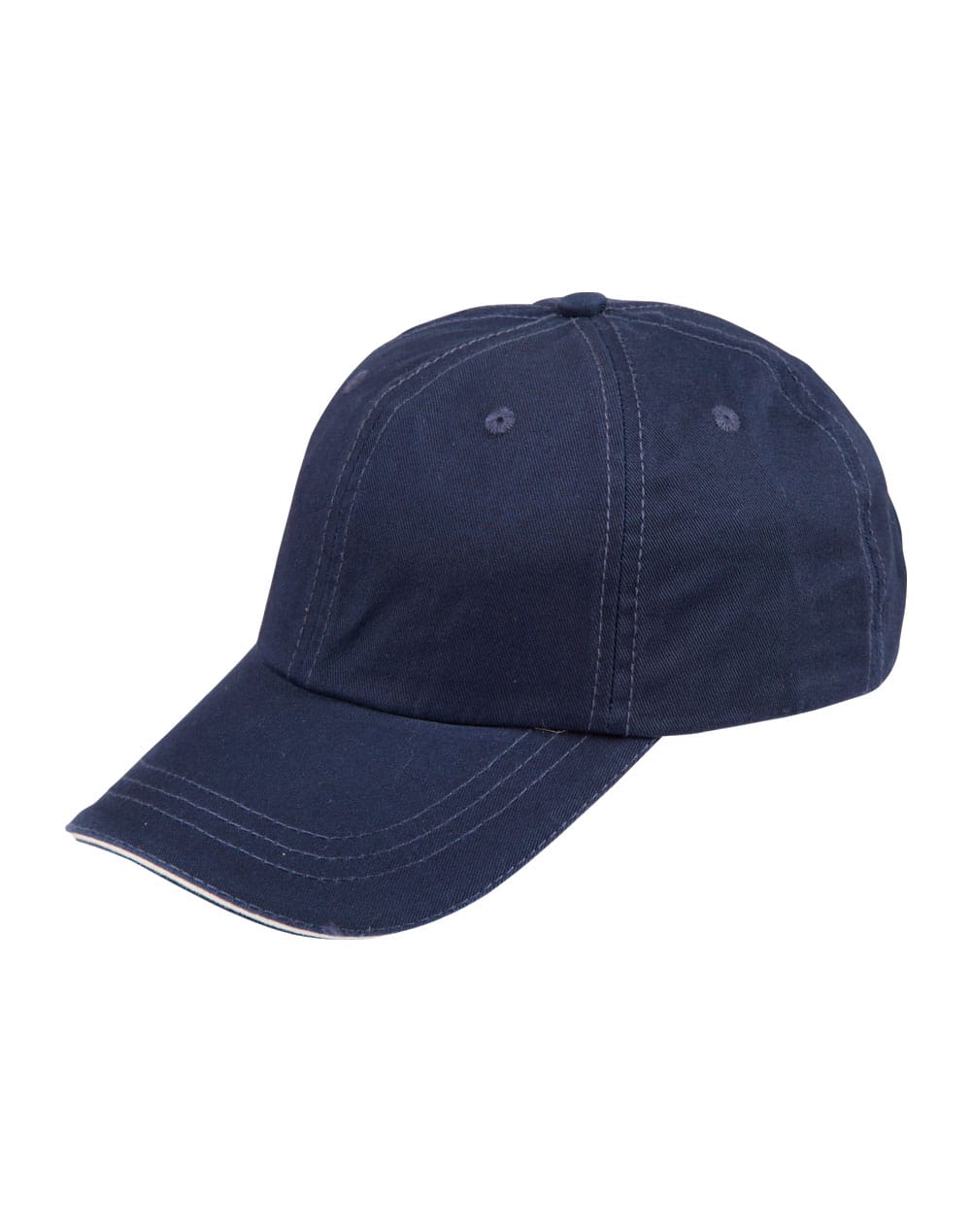 Washed polo cotton unstructured cap sandwich cap - Image 2