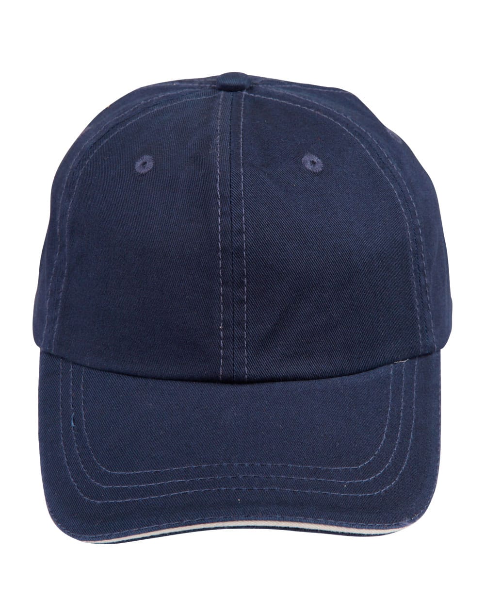 Washed polo cotton unstructured cap sandwich cap - Image 3