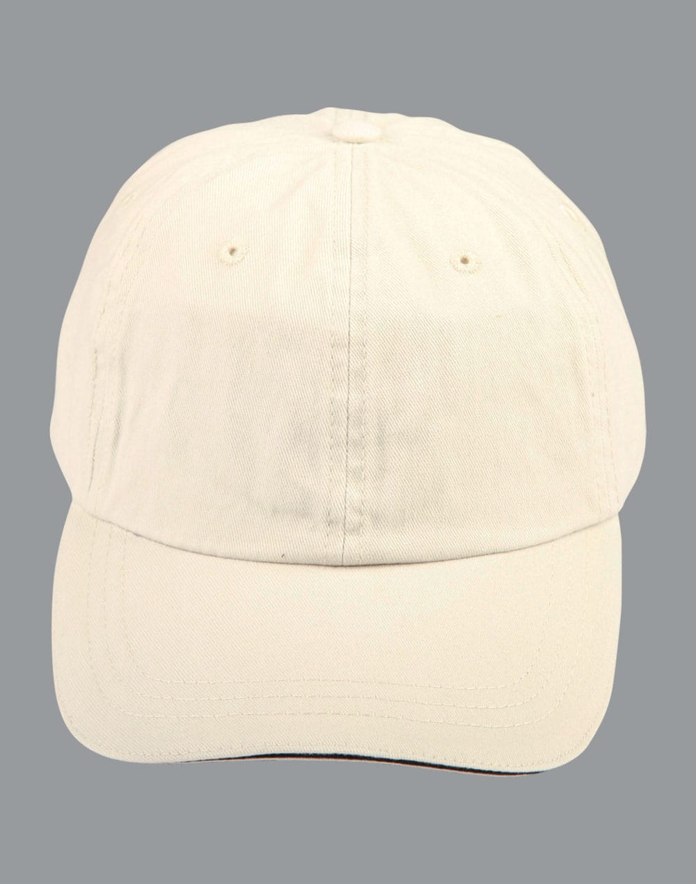 Washed polo cotton unstructured cap sandwich cap - Image 4