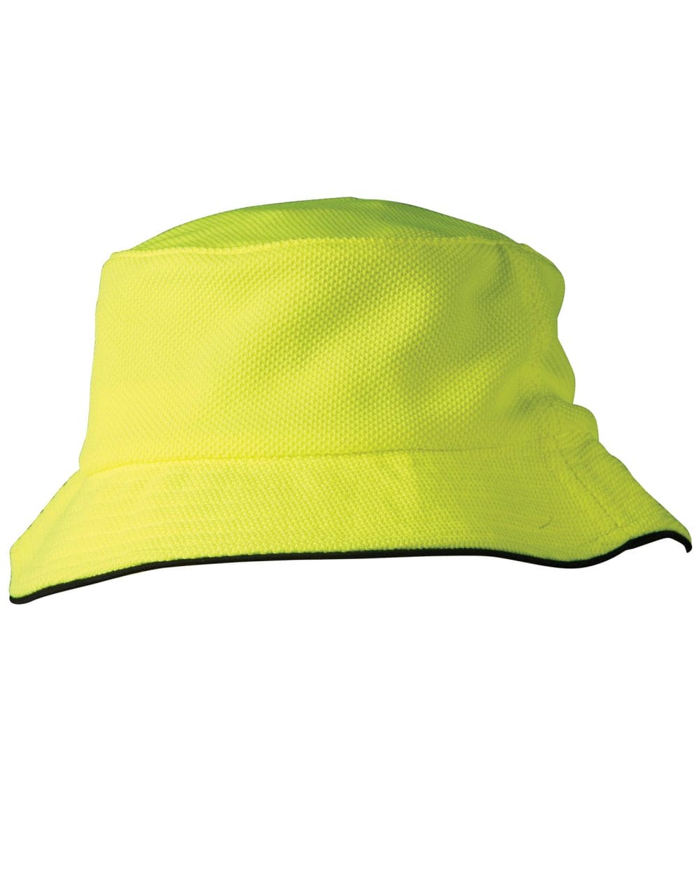 Pique mesh with sandwich trim bucket hat - Image 5