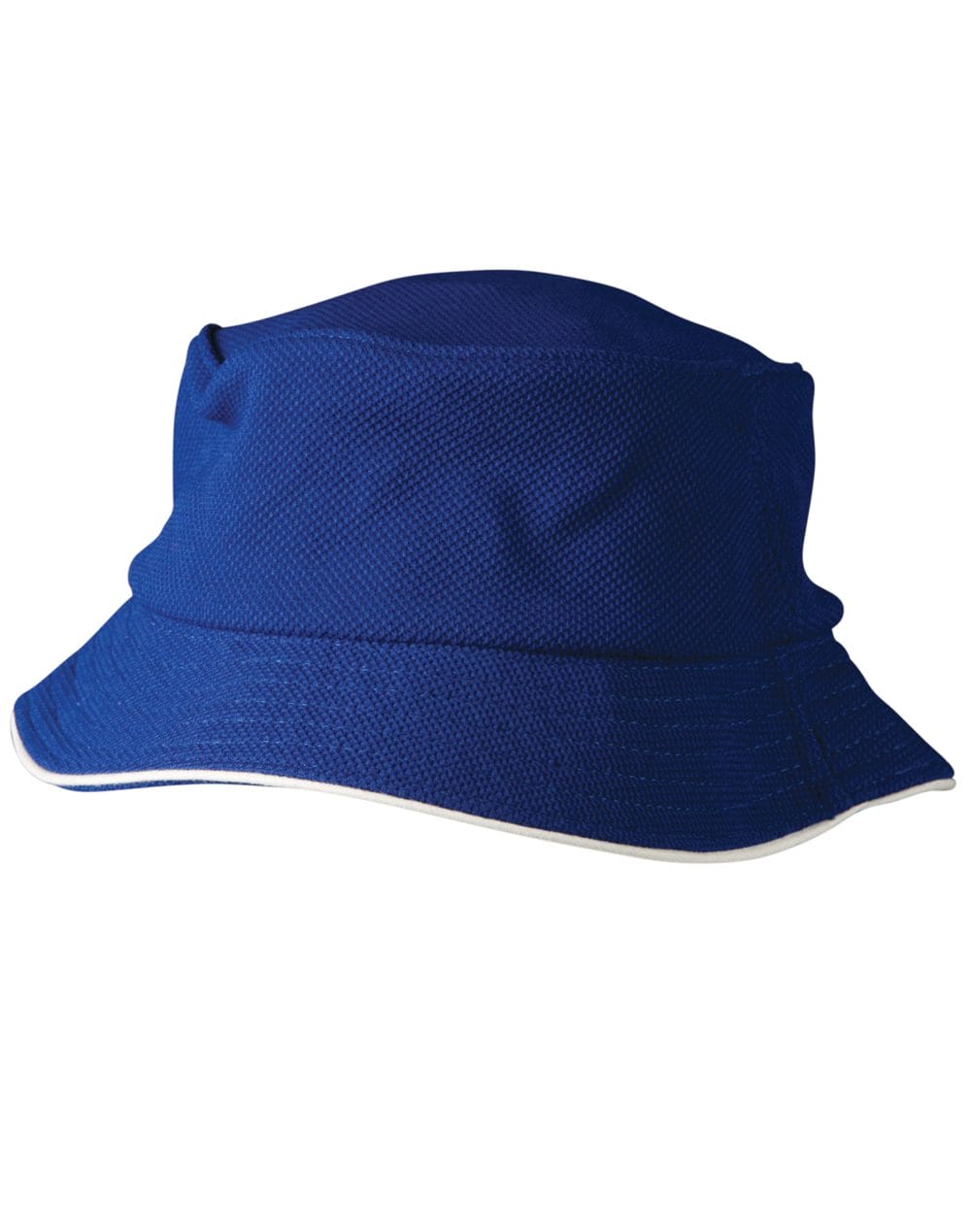 Pique mesh with sandwich trim bucket hat - Image 2