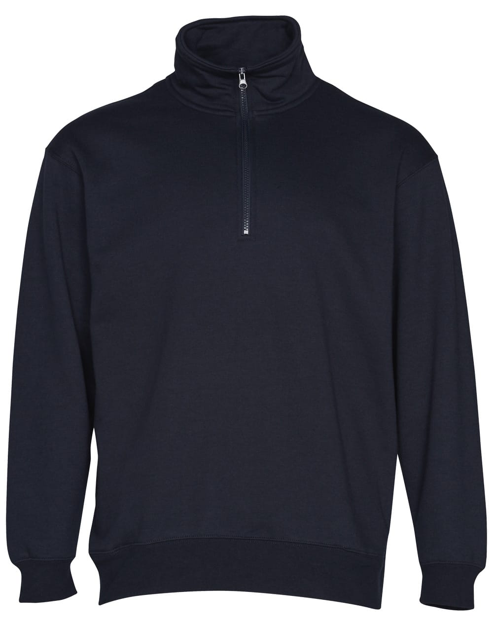 1/2 zip collar fleecy sweat - Image 4