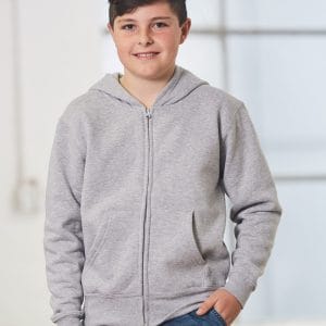 Kid's full-zip fleecy hoodie