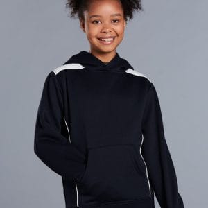 Kids' Kangaroo Pocket Contrast Hoodie