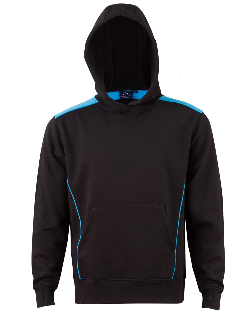 Kids' Kangaroo Pocket Contrast Hoodie - Image 3