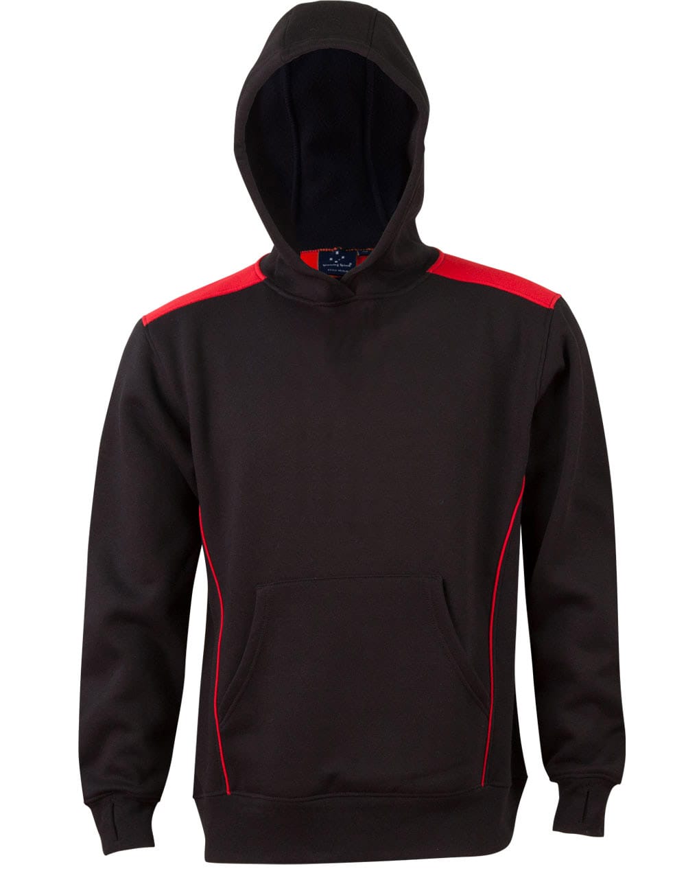 Kids' Kangaroo Pocket Contrast Hoodie - Image 6