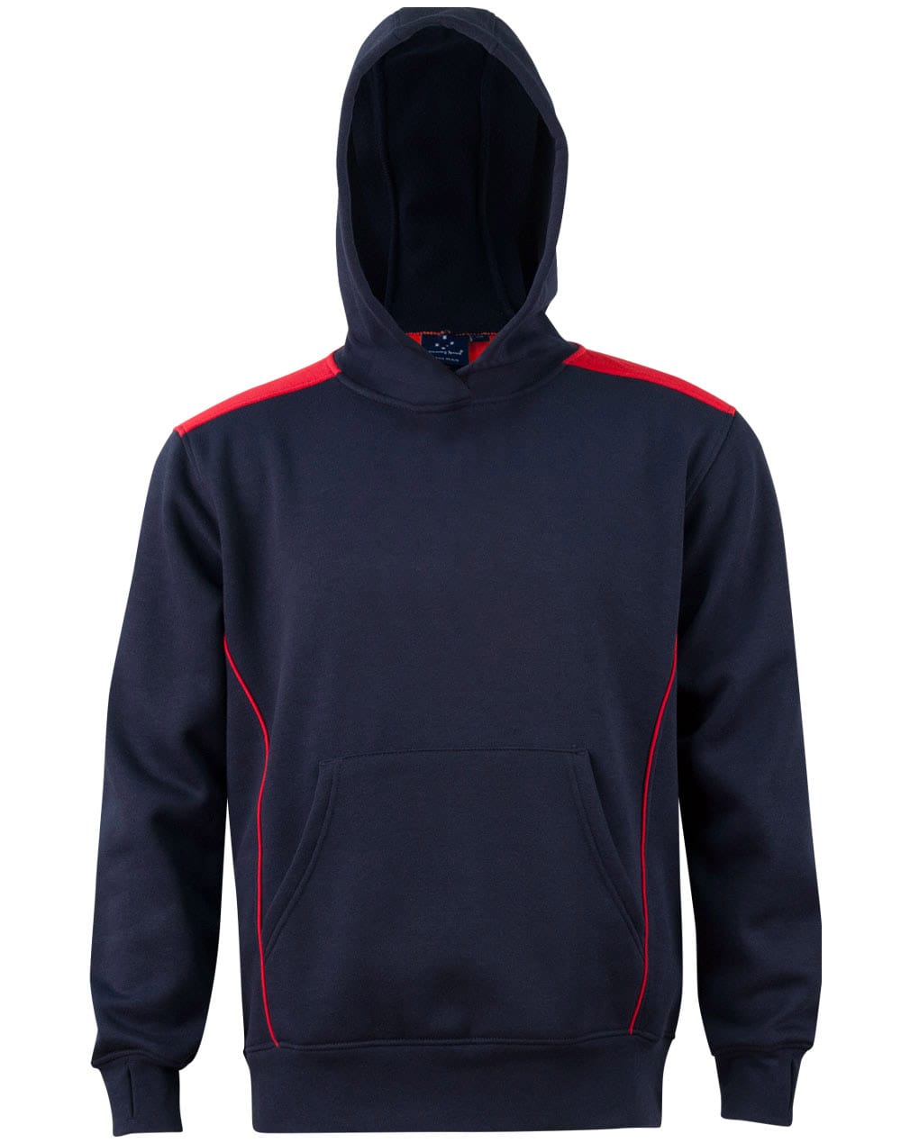 Kids' Kangaroo Pocket Contrast Hoodie - Image 10