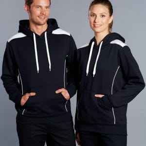 Adult's Kangaroo Pocket Contrast Hoodie