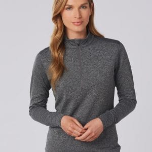 Ladies' Half Zip L/S Sweat Top