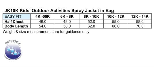 Kids' Outdoor Activity Spray Jacket - Image 7