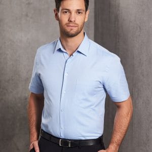 Men’s CVC Oxford S/S Shirt