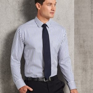 Men’s Sateen Stripe L/S Shirt