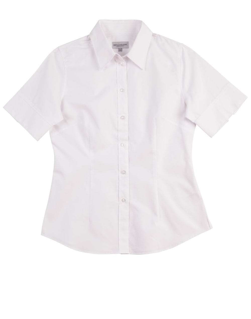 Women's CVC Oxford S/S Shirt - Image 5