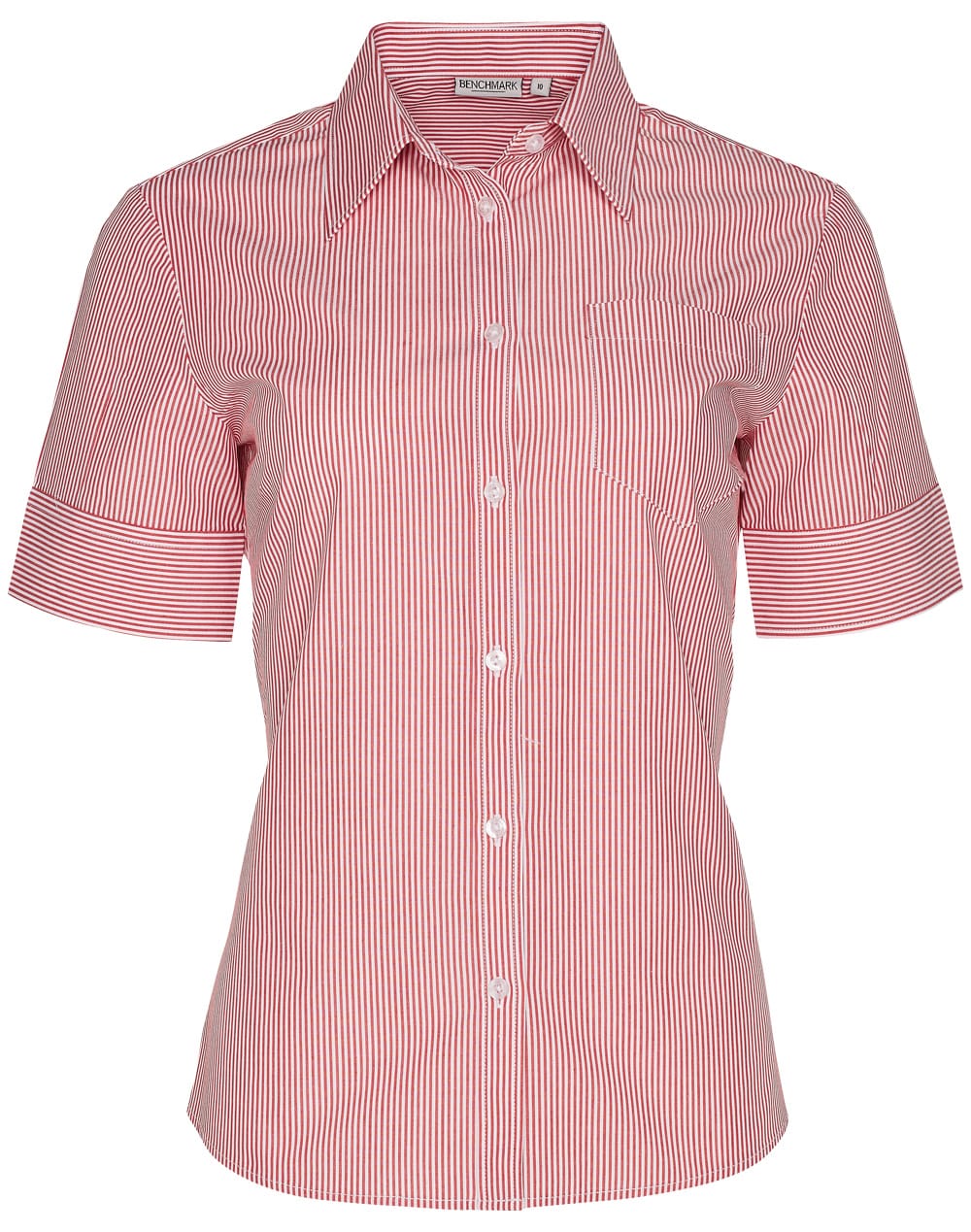 Women's Balance Stripe Short Sleeve Shirt - Image 5