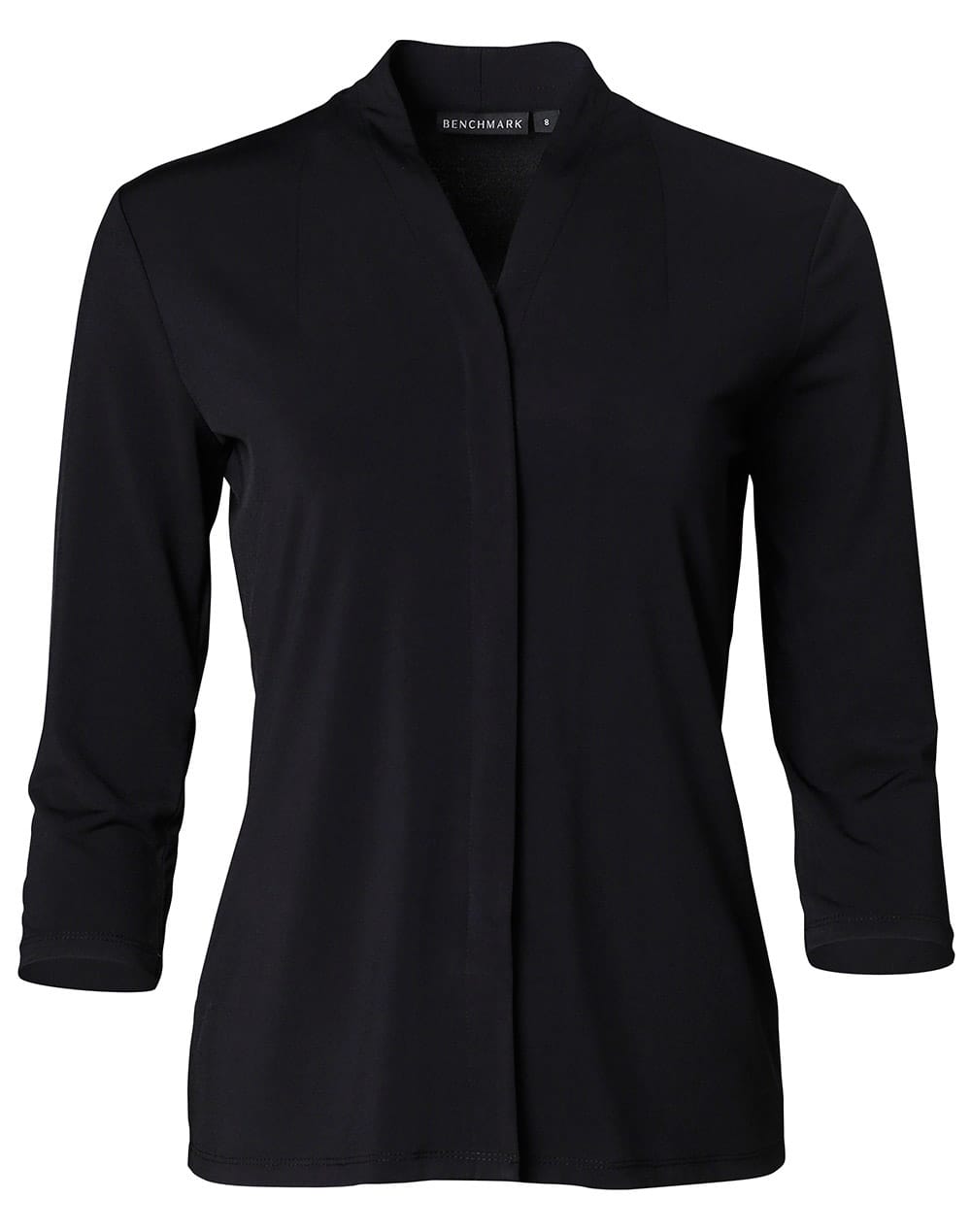 Ladies' Mid Sleeve Shawline Knit Top - Image 3