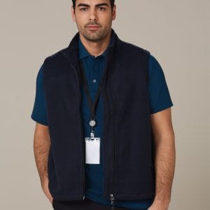 Man's bonded  Polar fleece vest