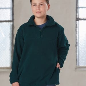 Kids' half zip  Polar fleecy pullover