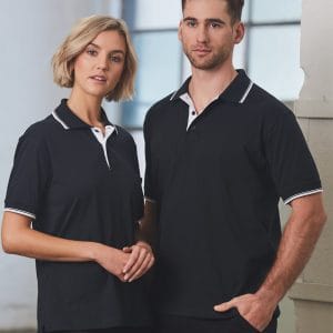 unisex cotton jersey polo