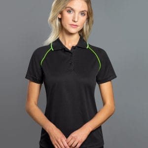 ladies cooldry raglan S/S polo