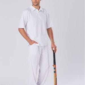 Mens cooldry cricket polo