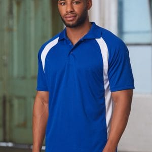 Men's CoolDry Micro-mesh Contrast Colour Polo