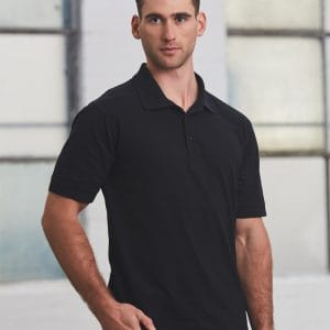 mens S/S pique polo
