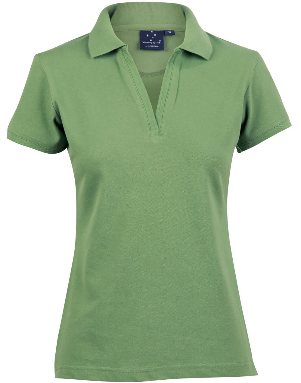 ladies S/S pique polo - Image 6