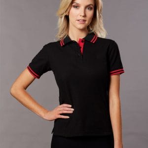 Ladies' Truedry Contrast S/S Polo