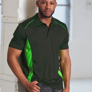 Men's Cooldry S/S Contrast Interlock Polo