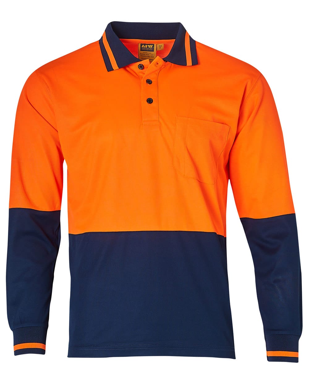 Hi-Vis truedry safety polo L/S - Image 3