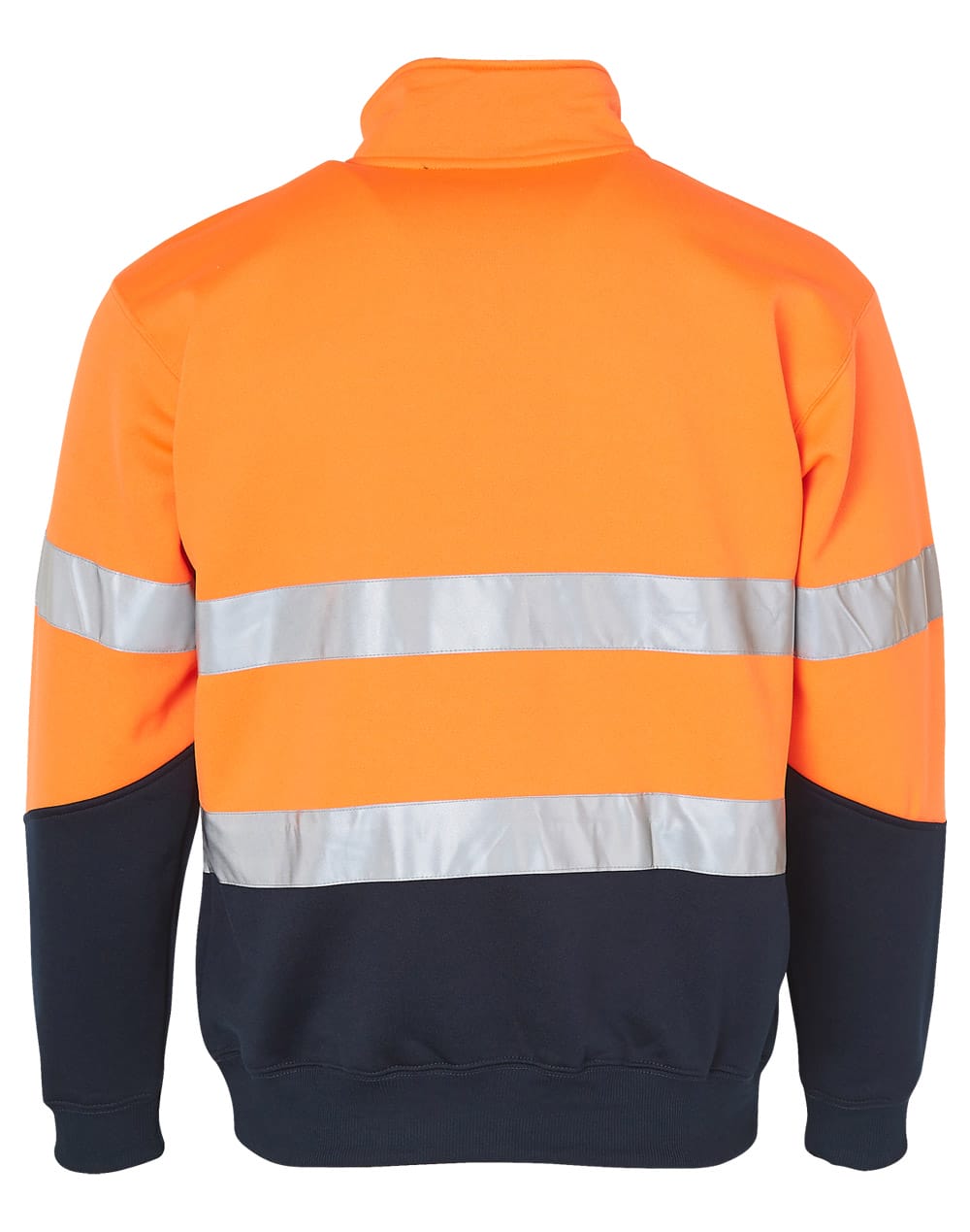 Hi-Vis L/S Fleecy Collar Sweater 3M Tapes - Image 2